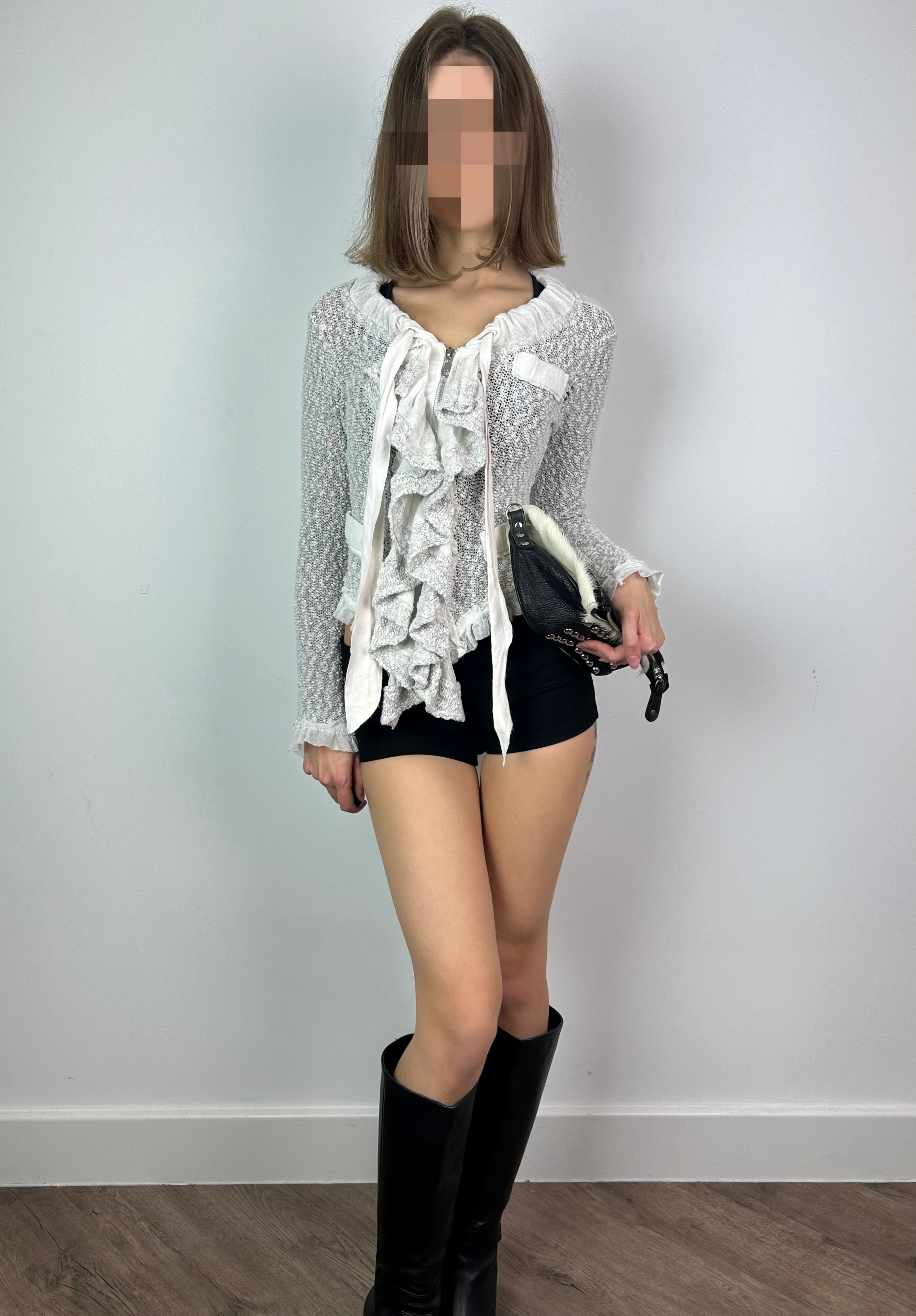 Zone Bleue Paris Zip Up Sweater