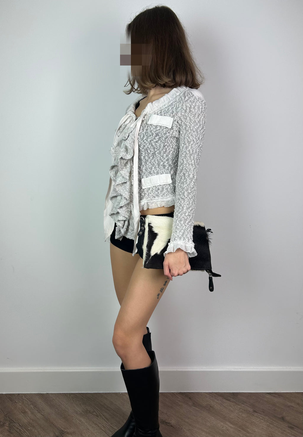 Zone Bleue Paris Zip Up Sweater