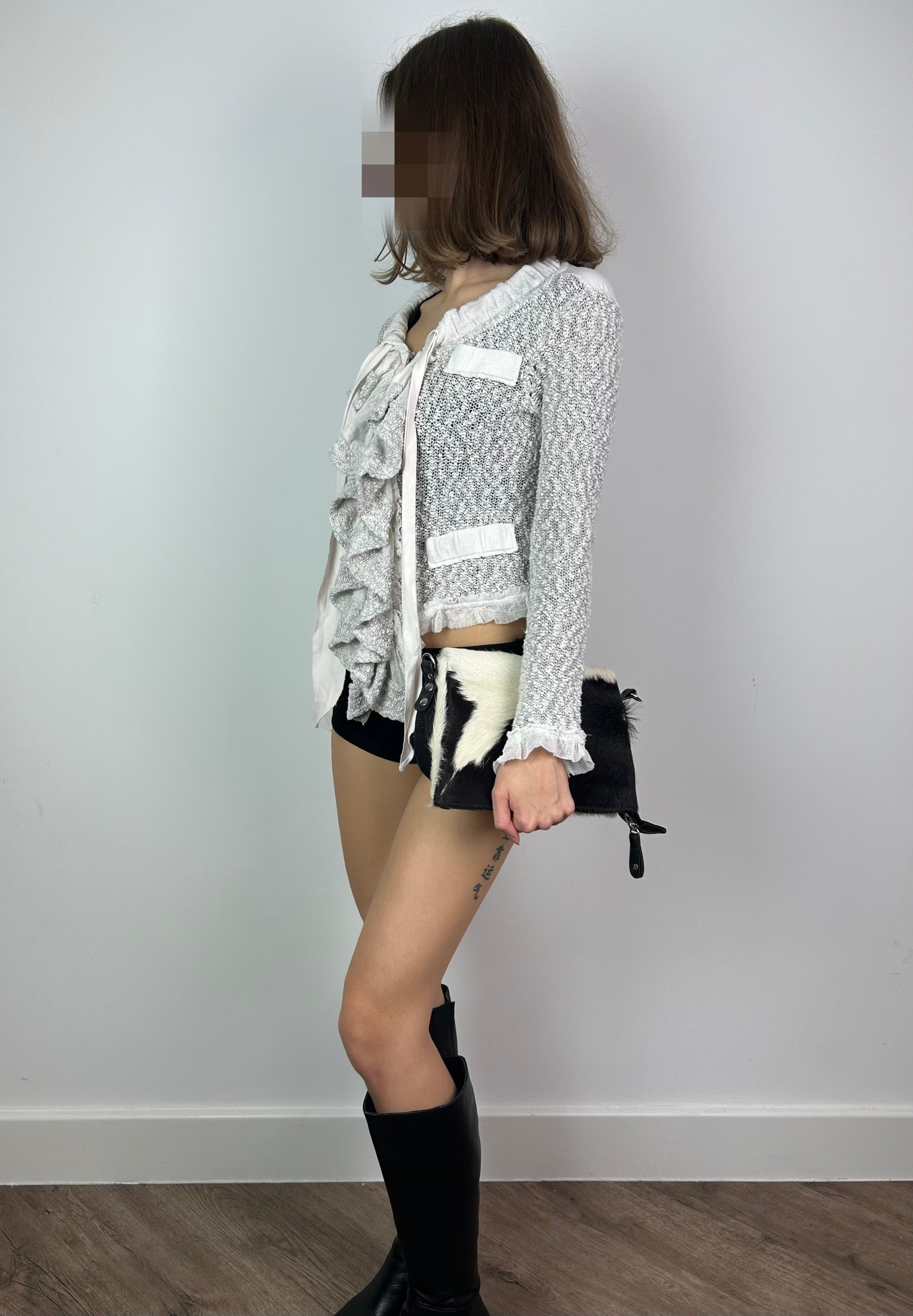 Zone Bleue Paris Zip Up Sweater
