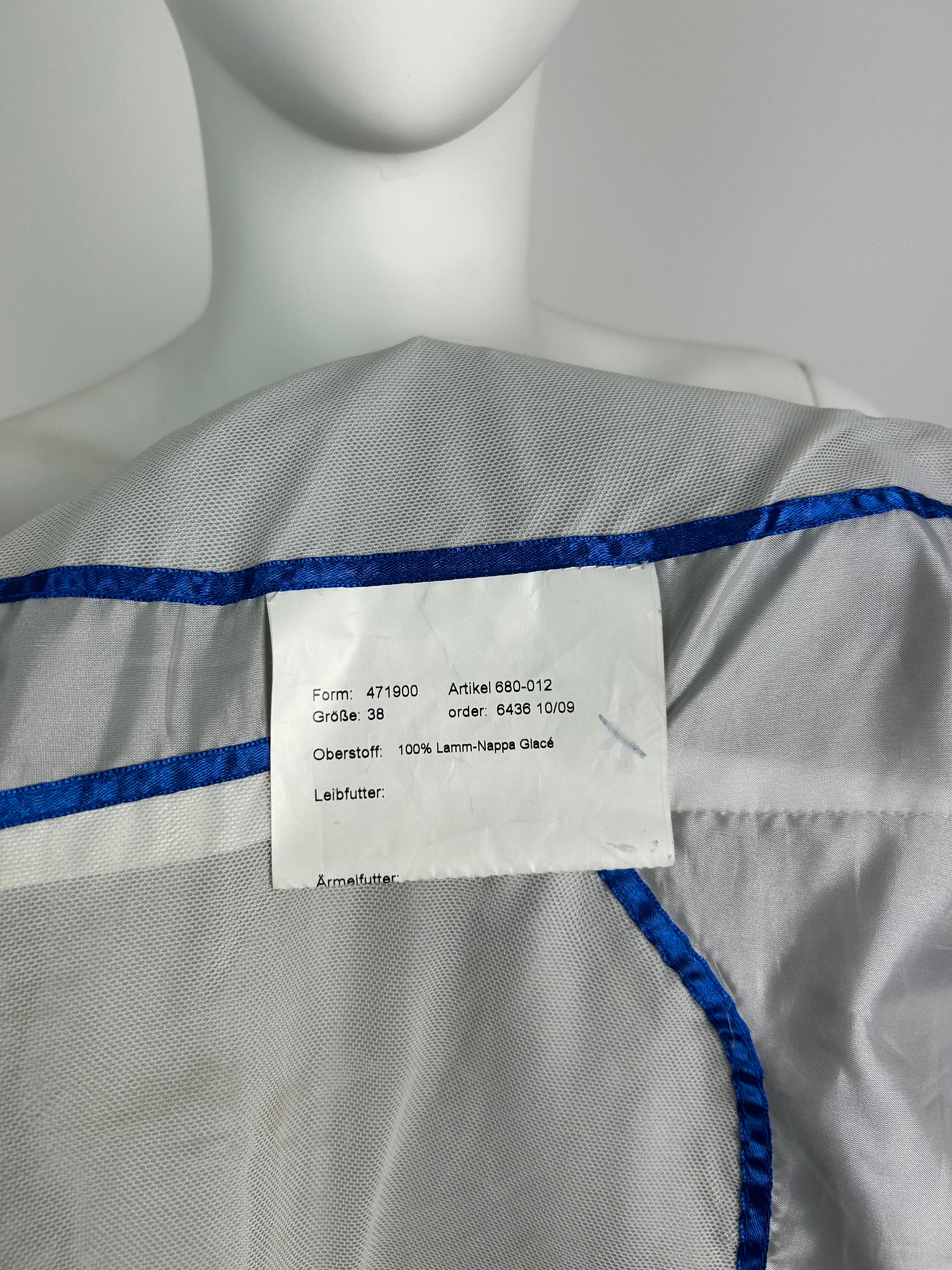 Real Leather Cropped Trench Coat