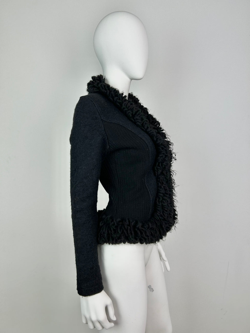 “Penny Lane” Structured Wool Blend Sweater