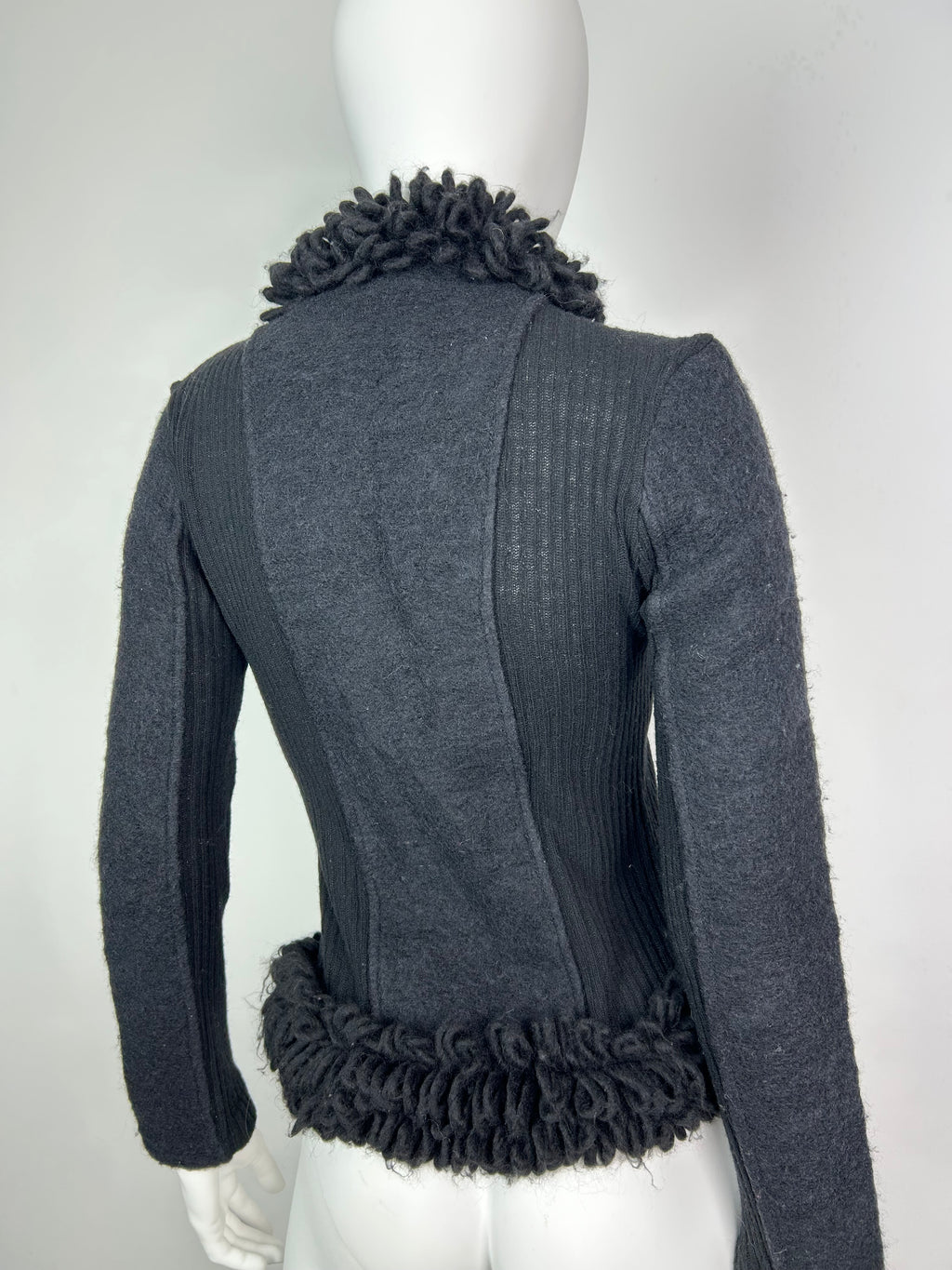 “Penny Lane” Structured Wool Blend Sweater