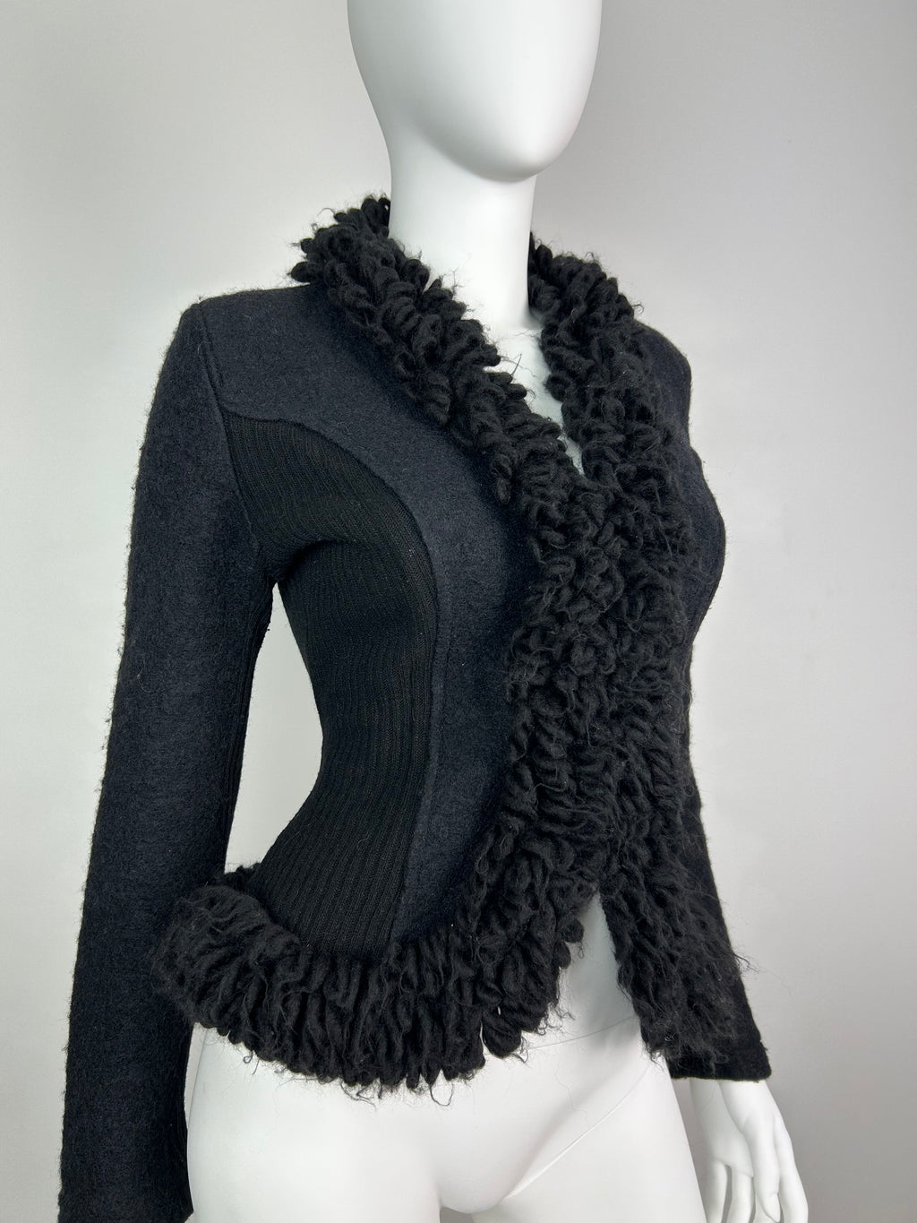 “Penny Lane” Structured Wool Blend Sweater