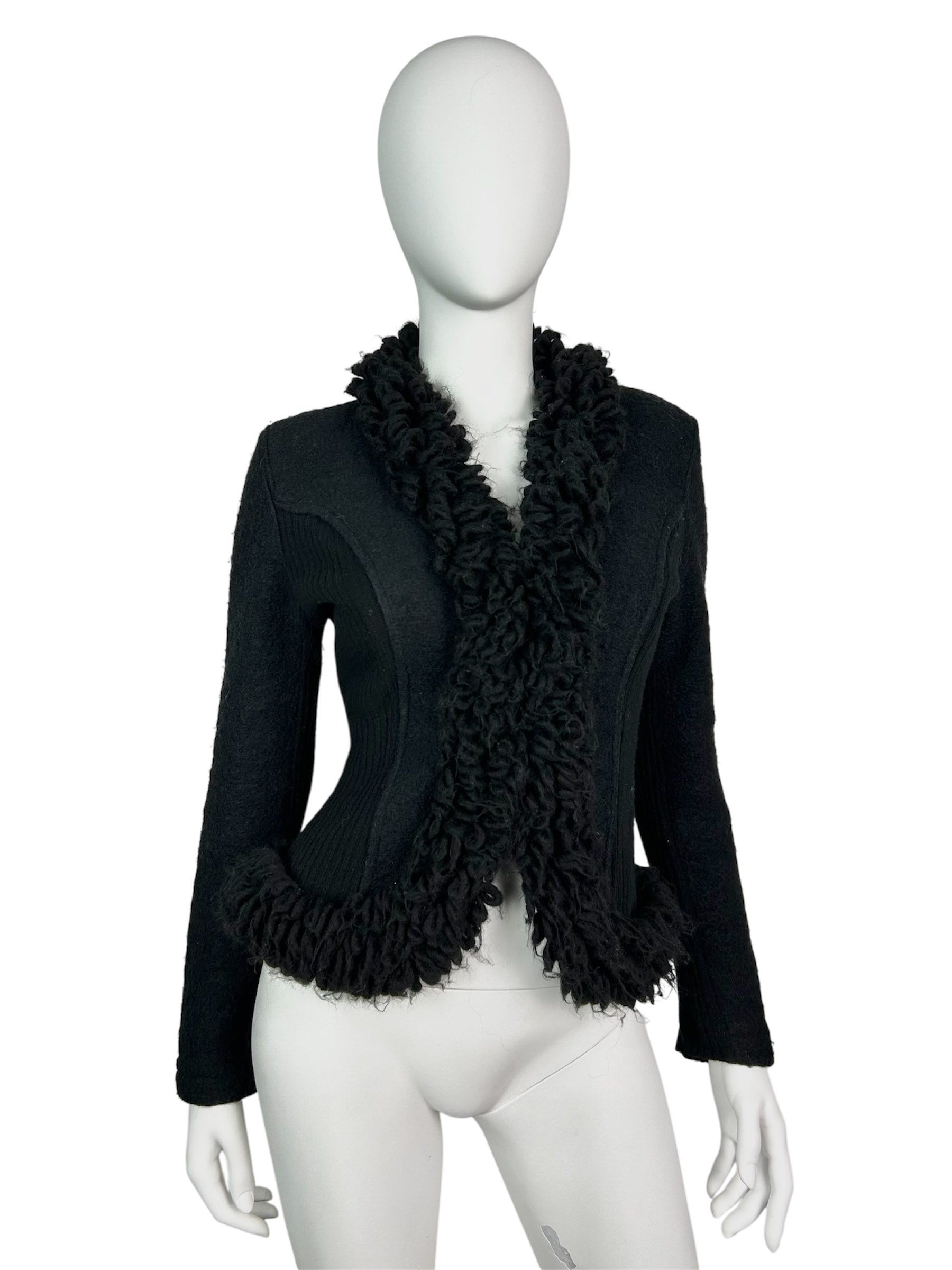 “Penny Lane” Structured Wool Blend Sweater