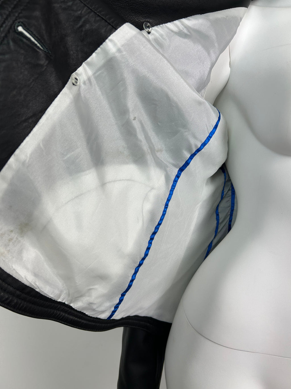 Real Leather Cropped Trench Coat