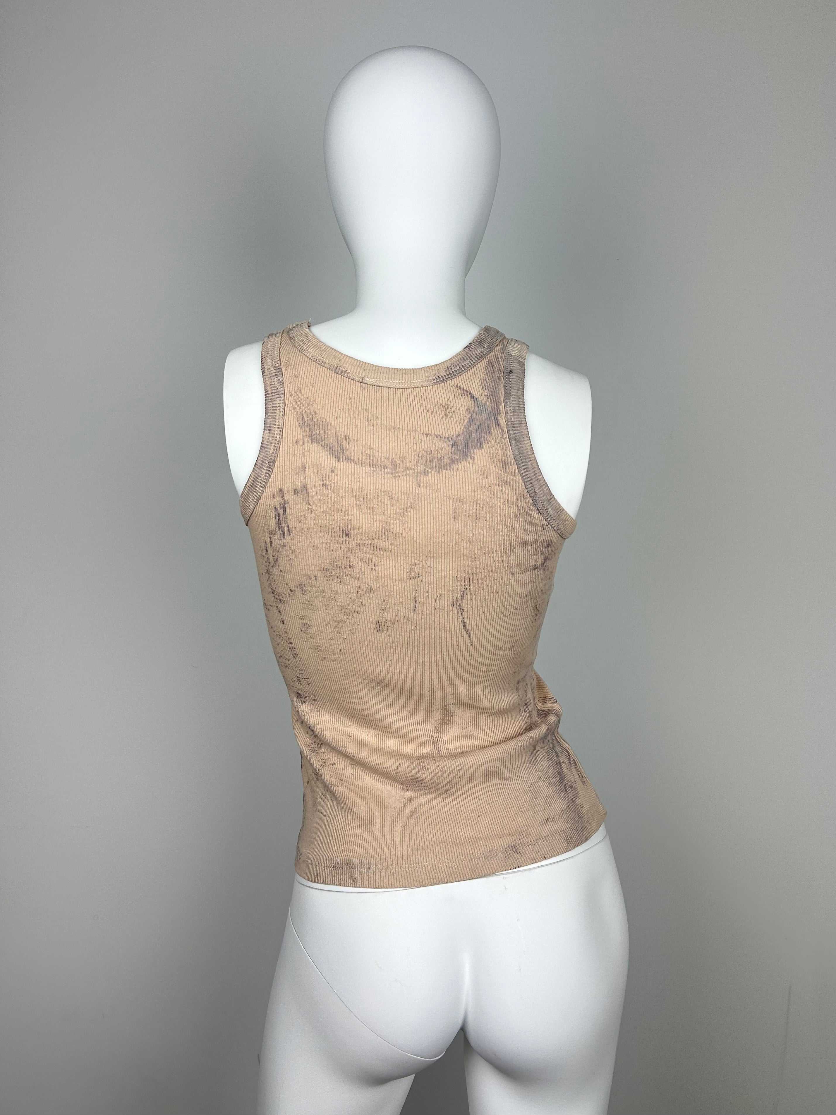 Tank Top with Paint Effect