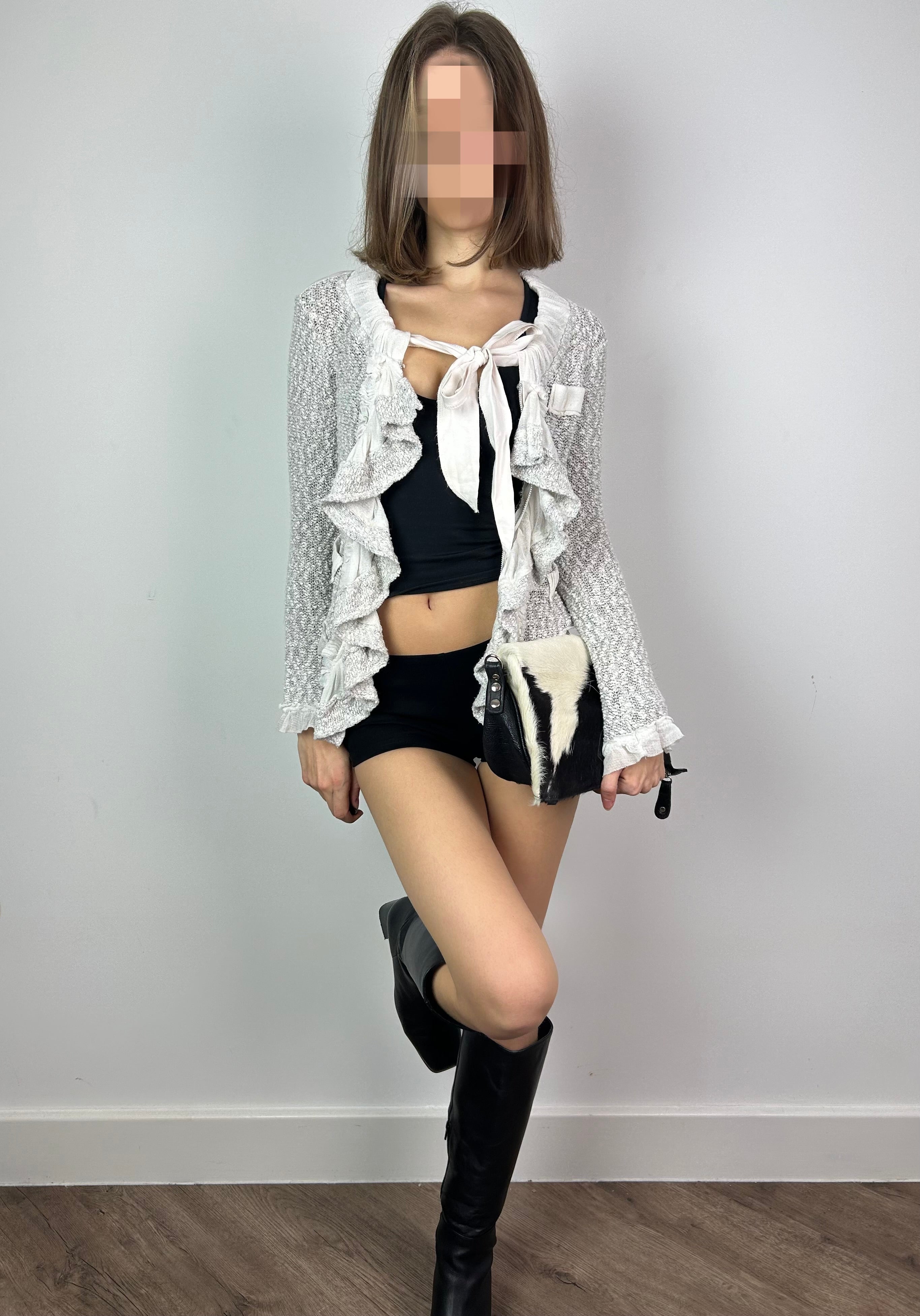 Zone Bleue Paris Zip Up Sweater