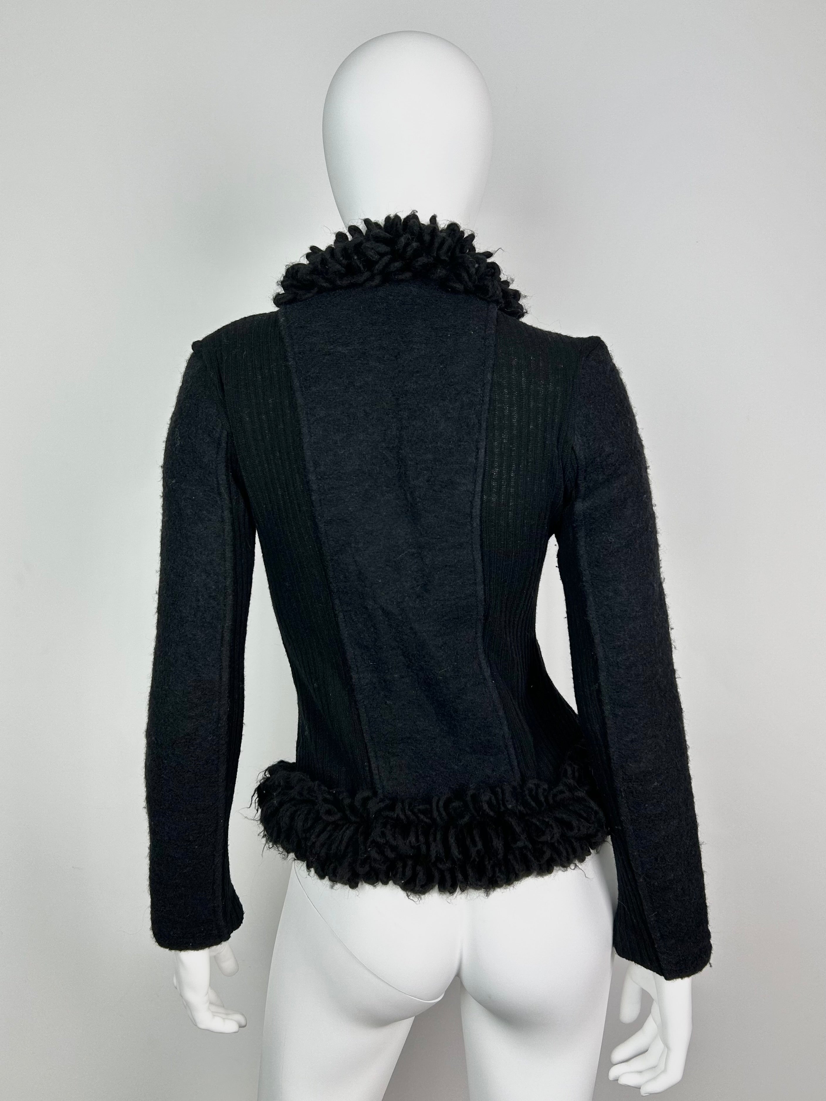 “Penny Lane” Structured Wool Blend Sweater
