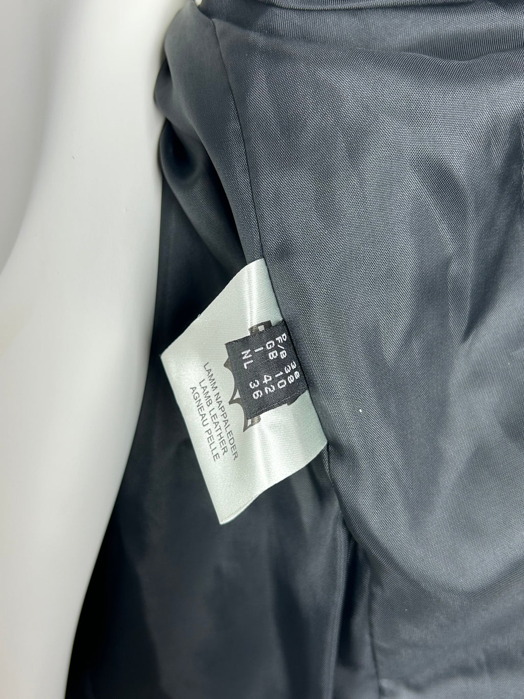 Real Leather Fitted Jacket with Decorative Zippers