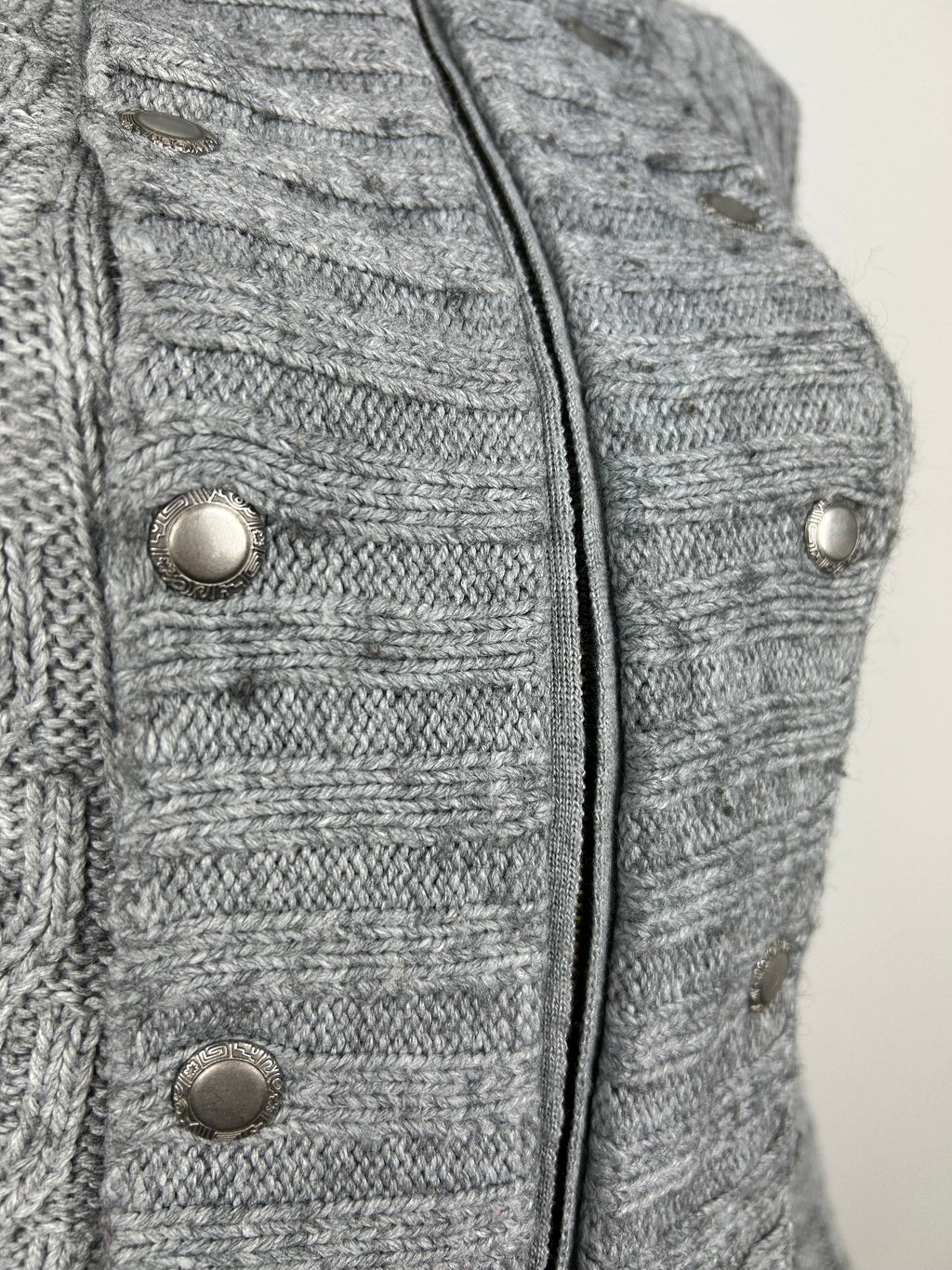 Military Napoleon Zip Up Turtleneck Sweater