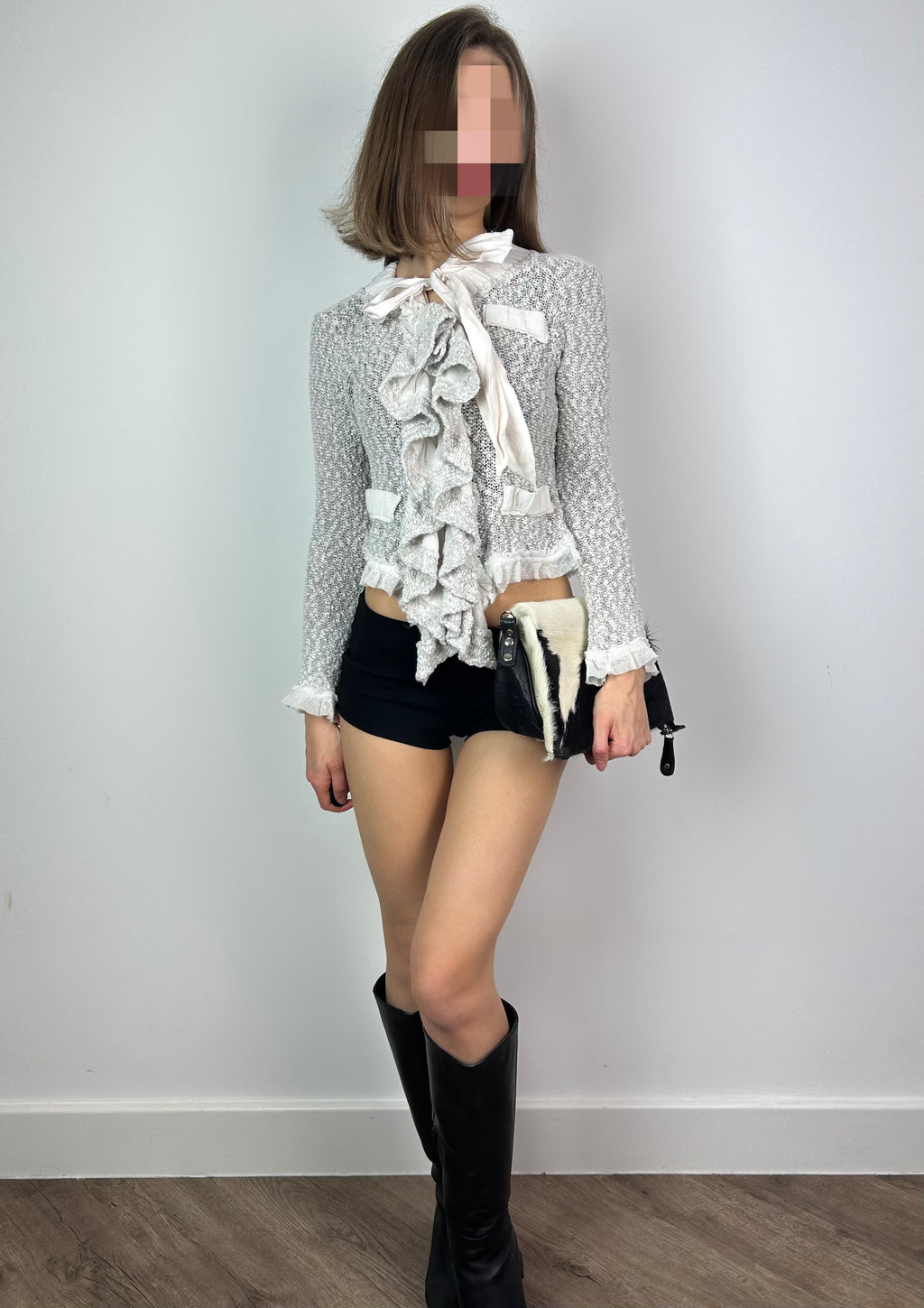 Zone Bleue Paris Zip Up Sweater