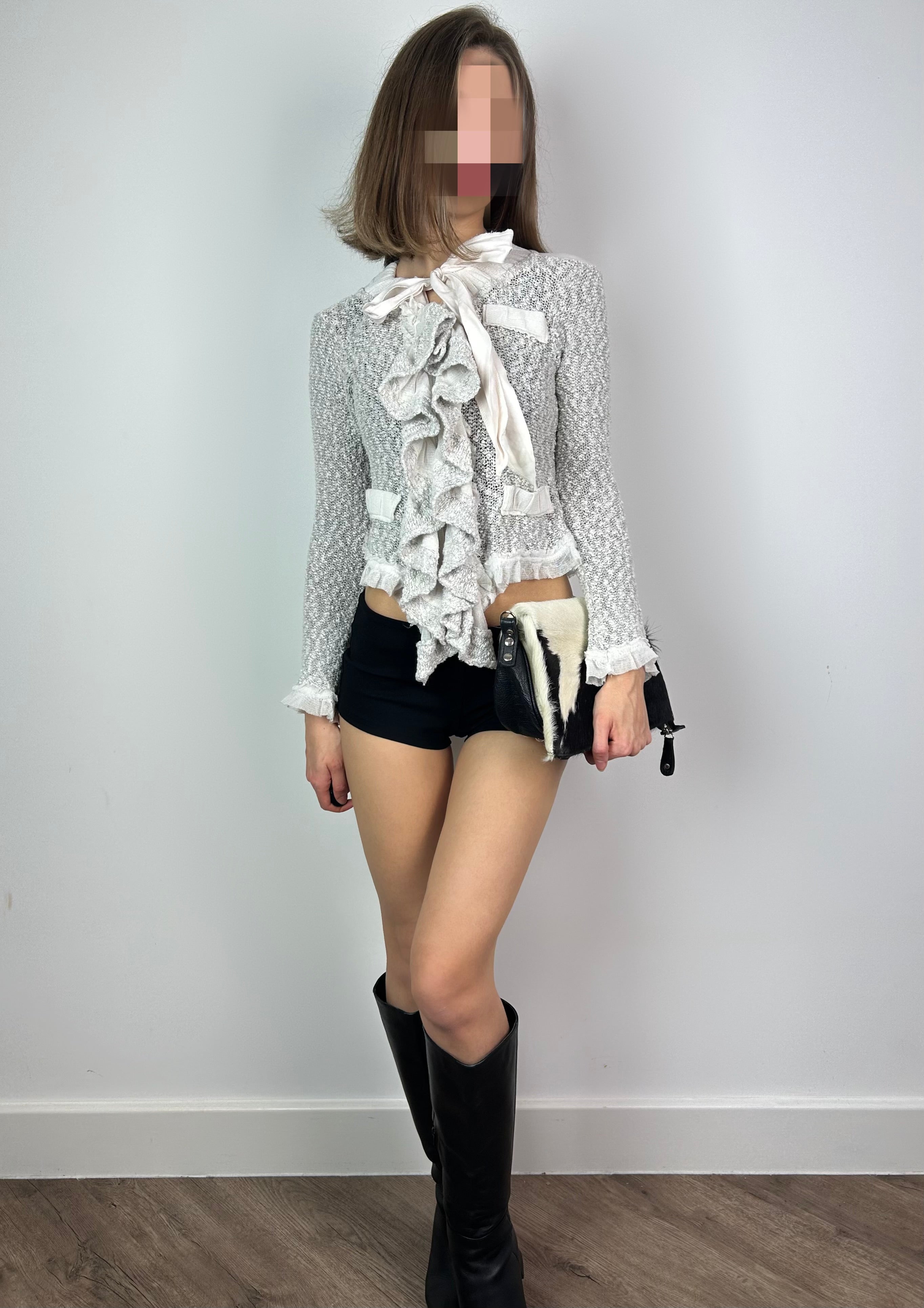 Zone Bleue Paris Zip Up Sweater