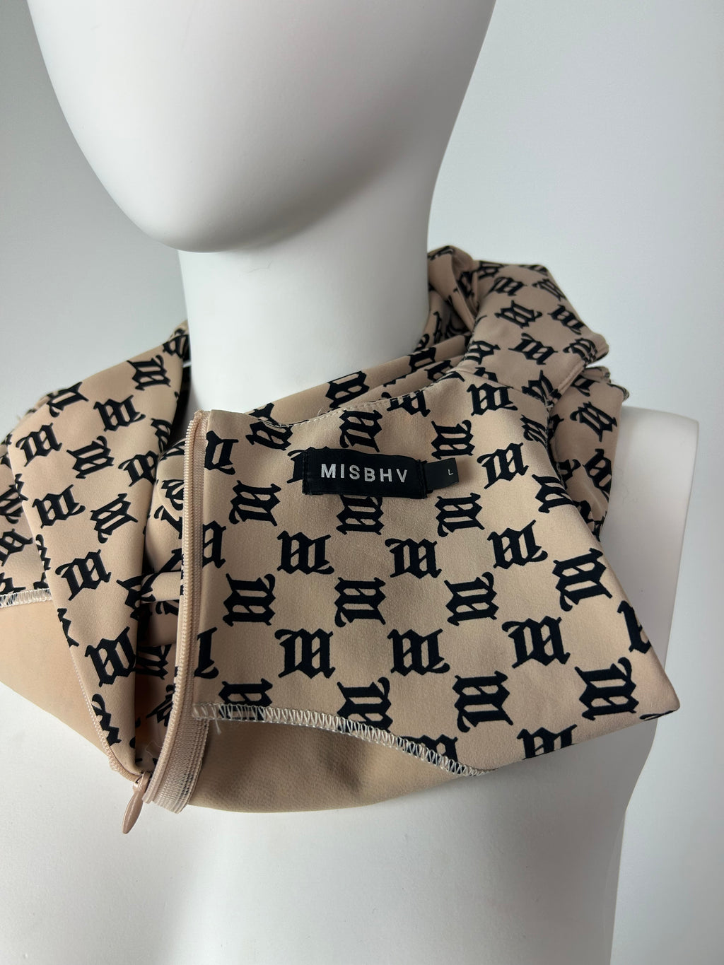 MISBHV Beige Monogram Tank Top