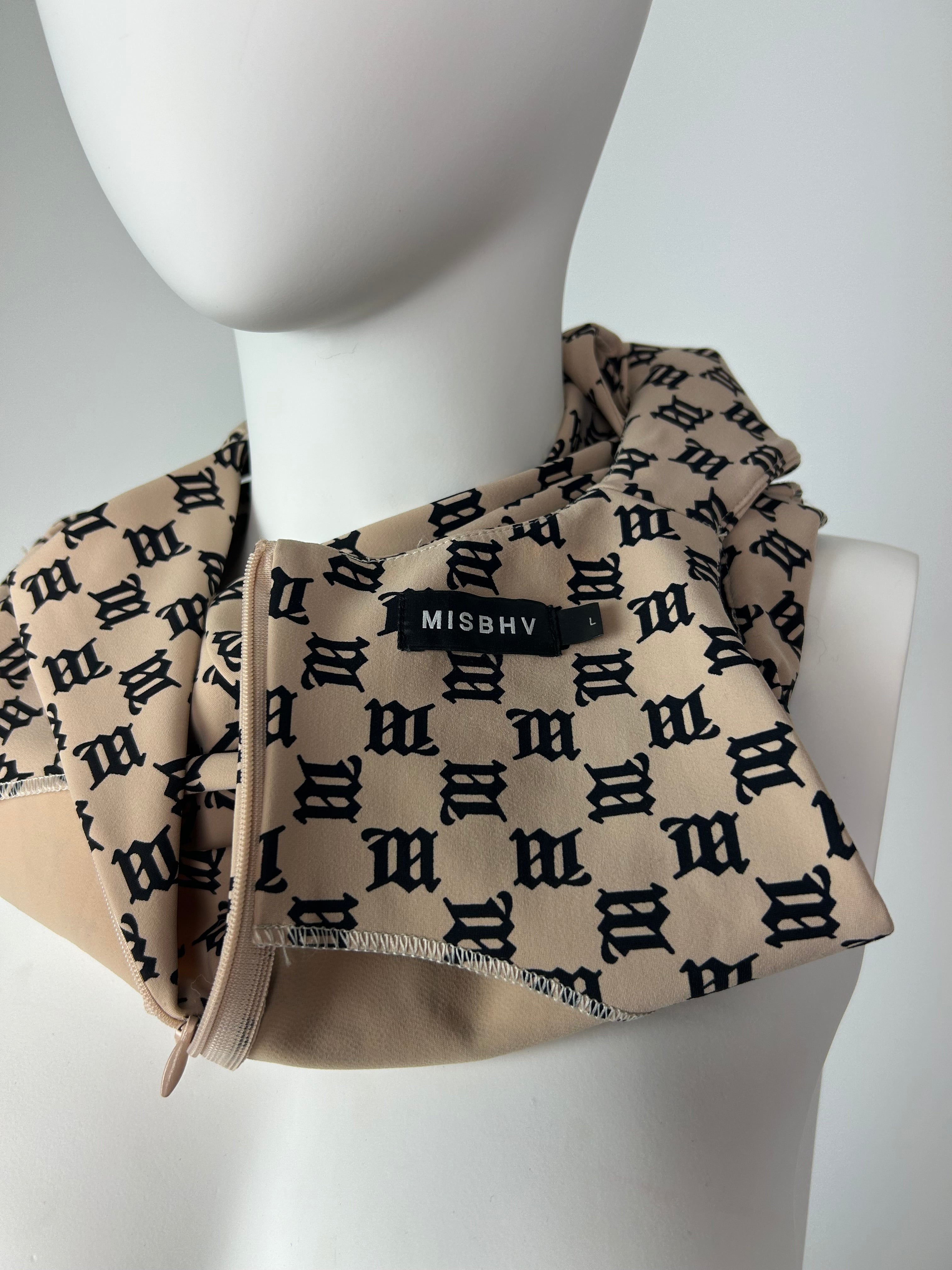 MISBHV Beige Monogram Tank Top