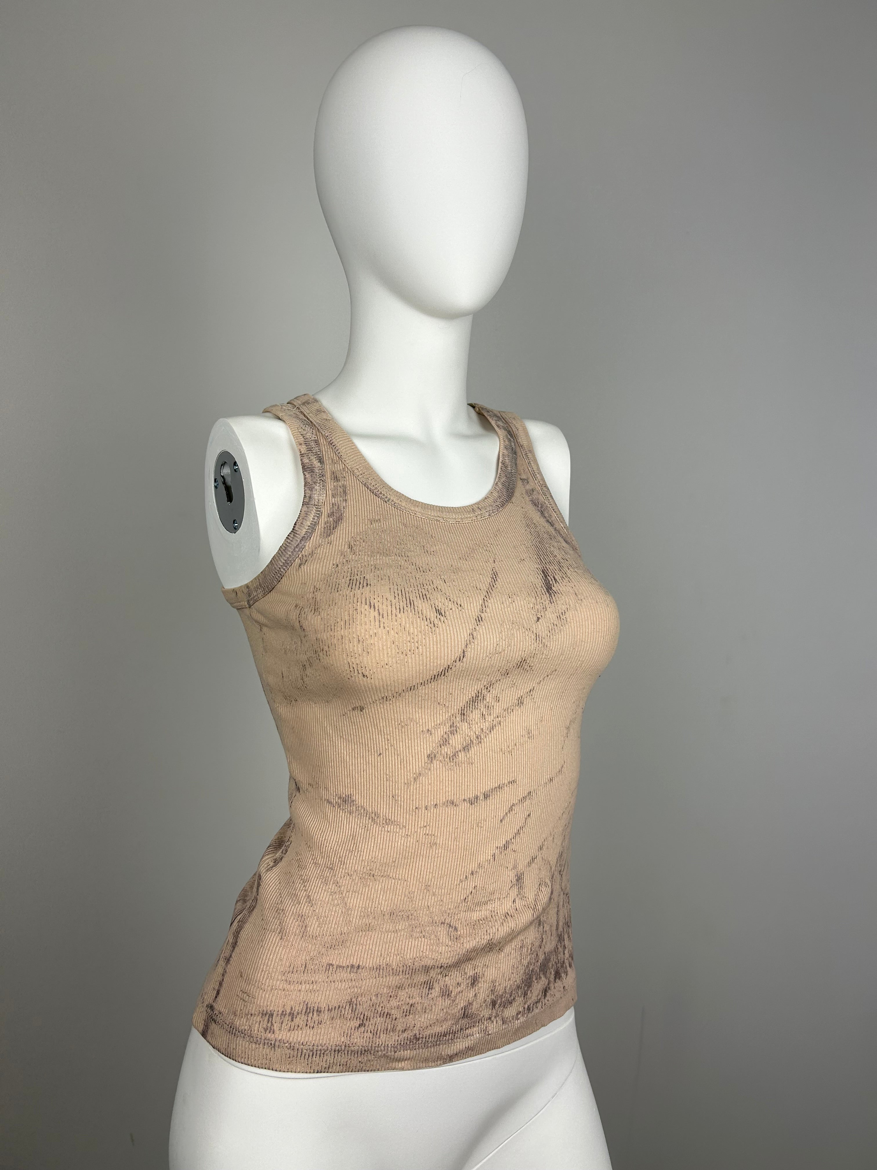 Tank Top with Paint Effect