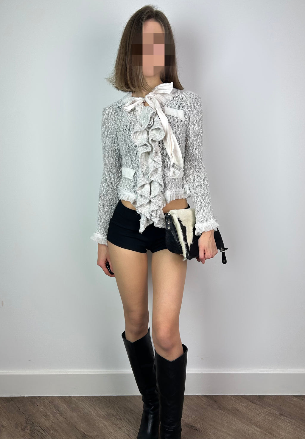 Zone Bleue Paris Zip Up Sweater