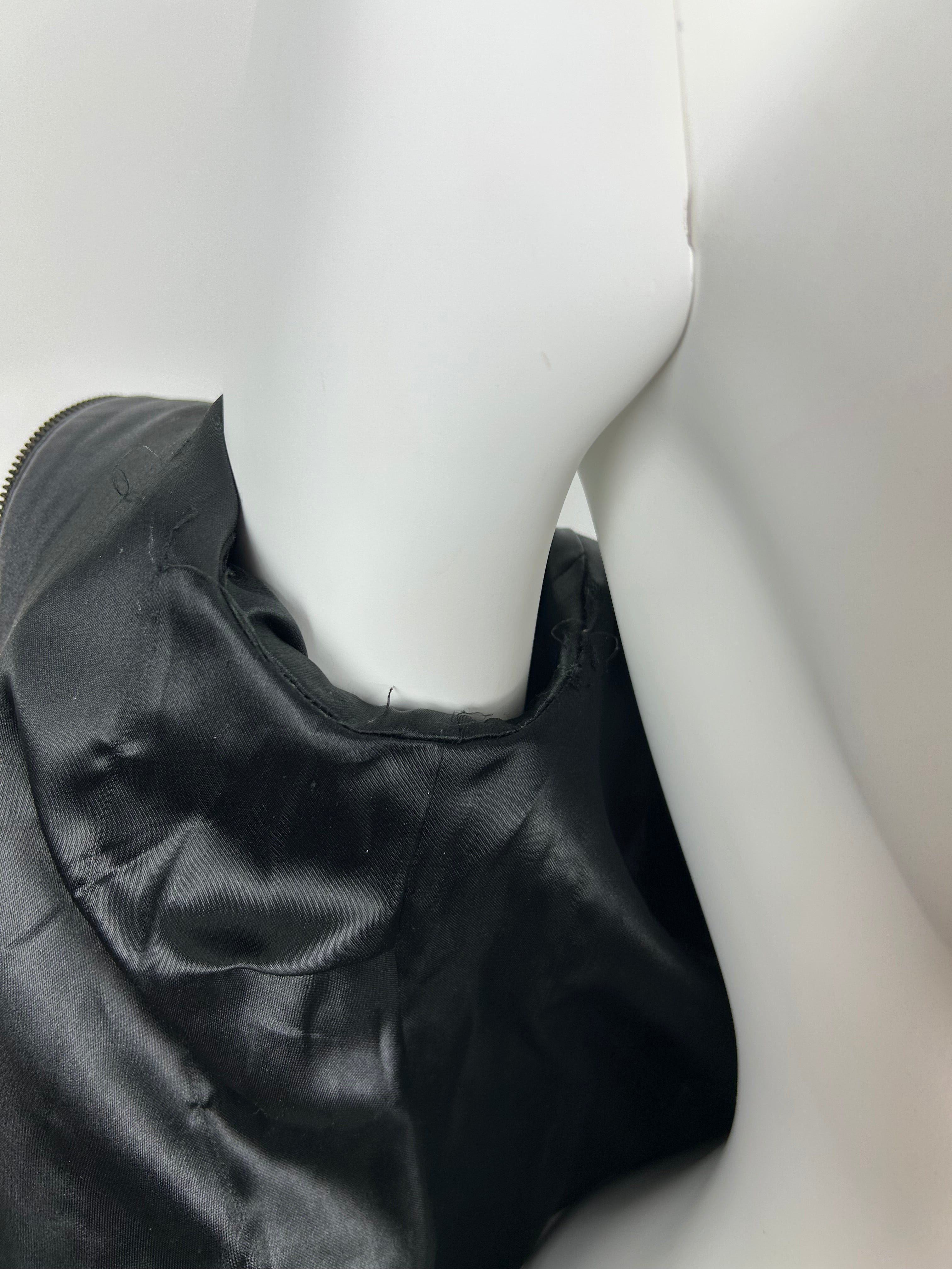 Real Leather Turtleneck Jacket with Belt and Real Fur Details