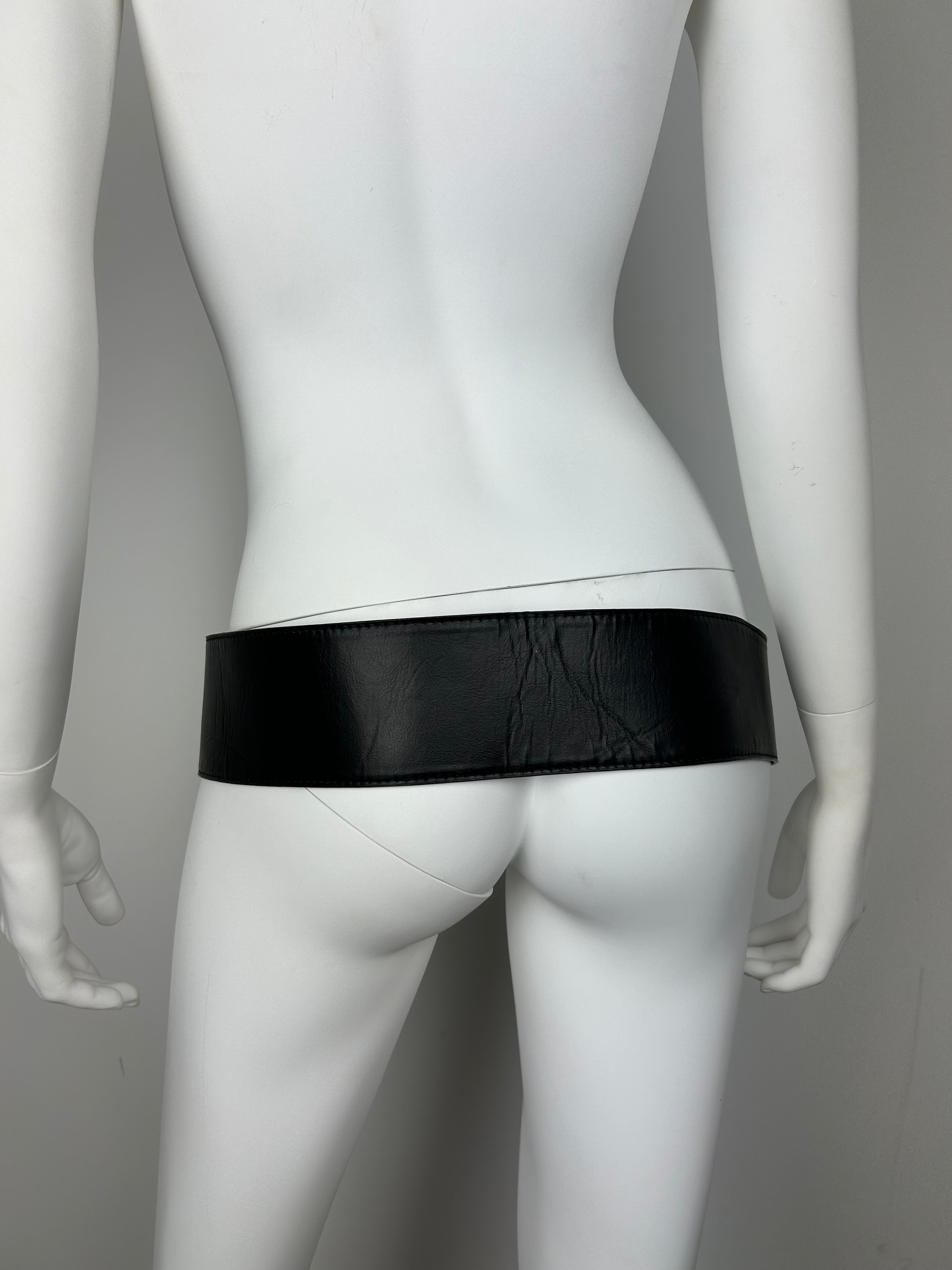 Chunky Real Leather Studded Hip Belt