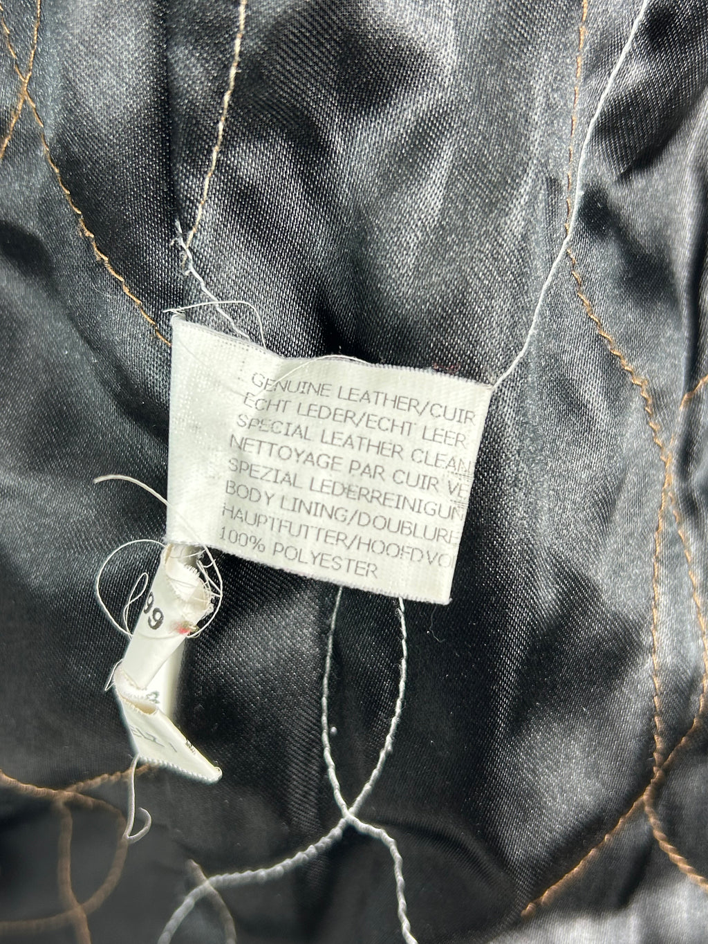 Black Real Leather Biker Jacket with Real Fur Details