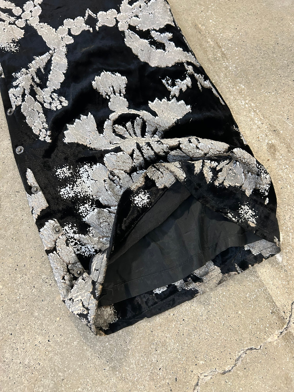 MUNTHE PLUS SIMONSEN Brocade Damask Velvet Trousers