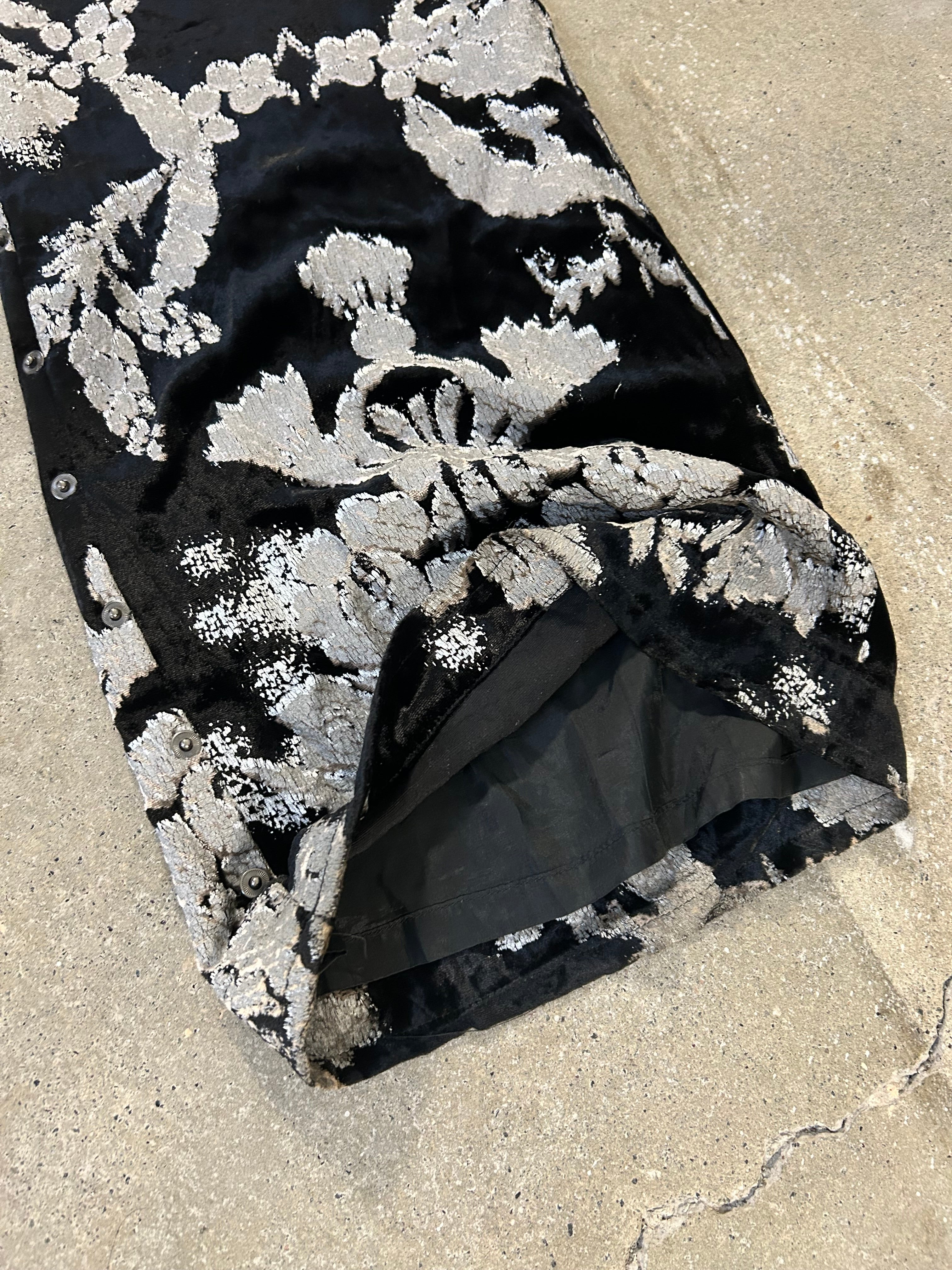 MUNTHE PLUS SIMONSEN Brocade Damask Velvet Trousers