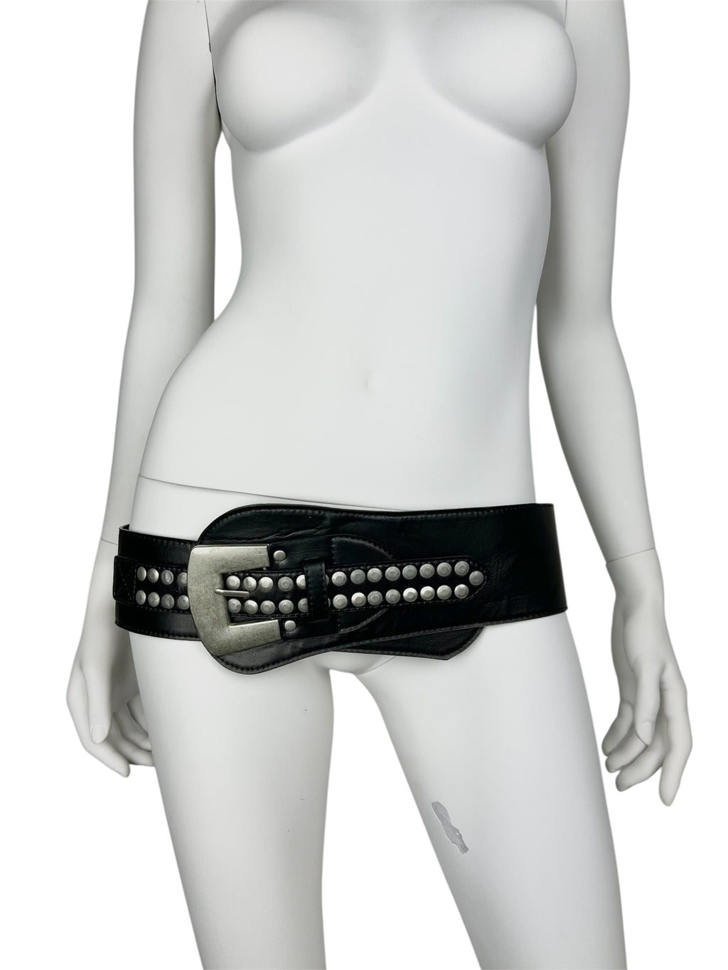 Chunky Real Leather Studded Hip Belt
