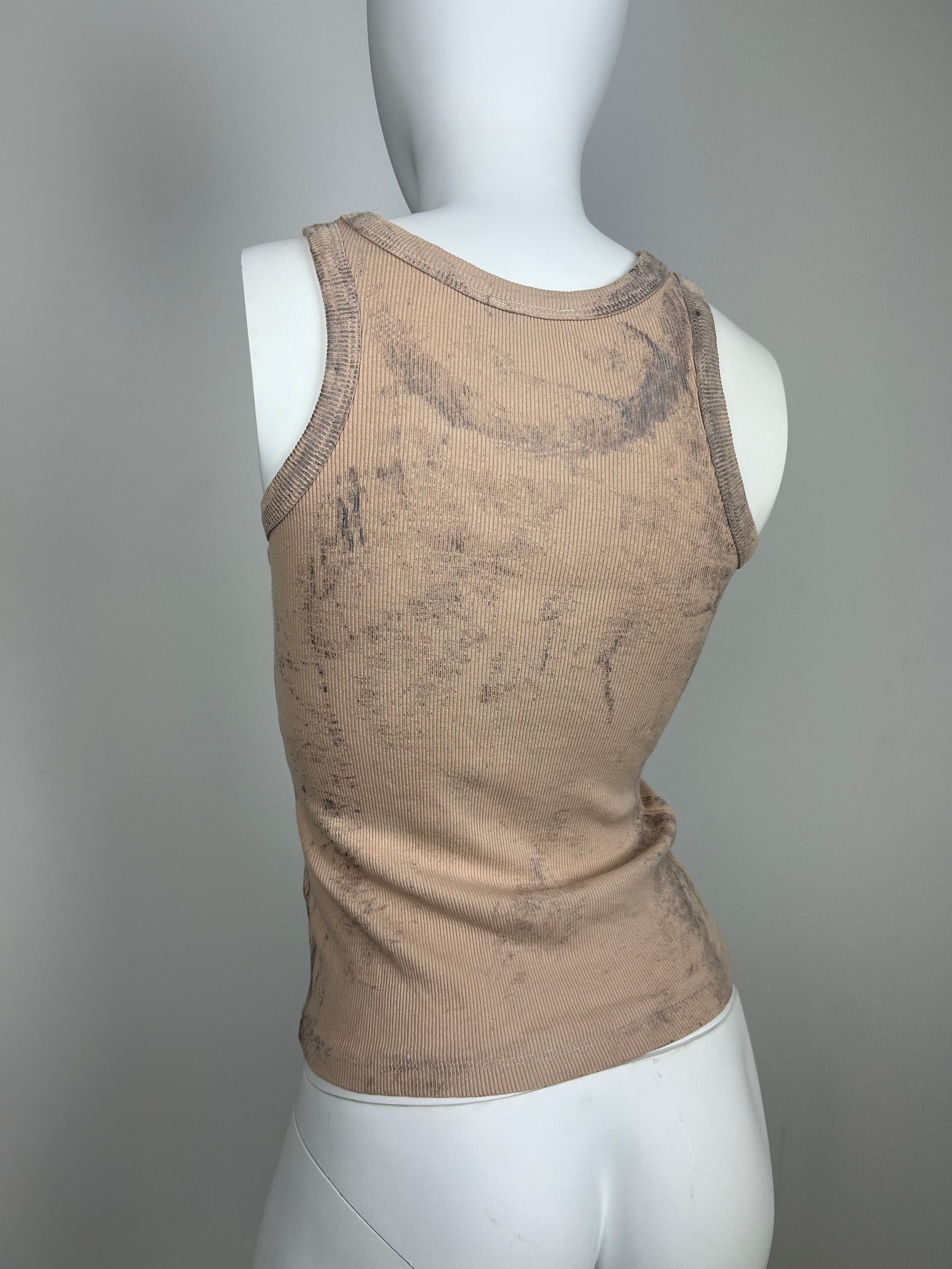 Tank Top with Paint Effect
